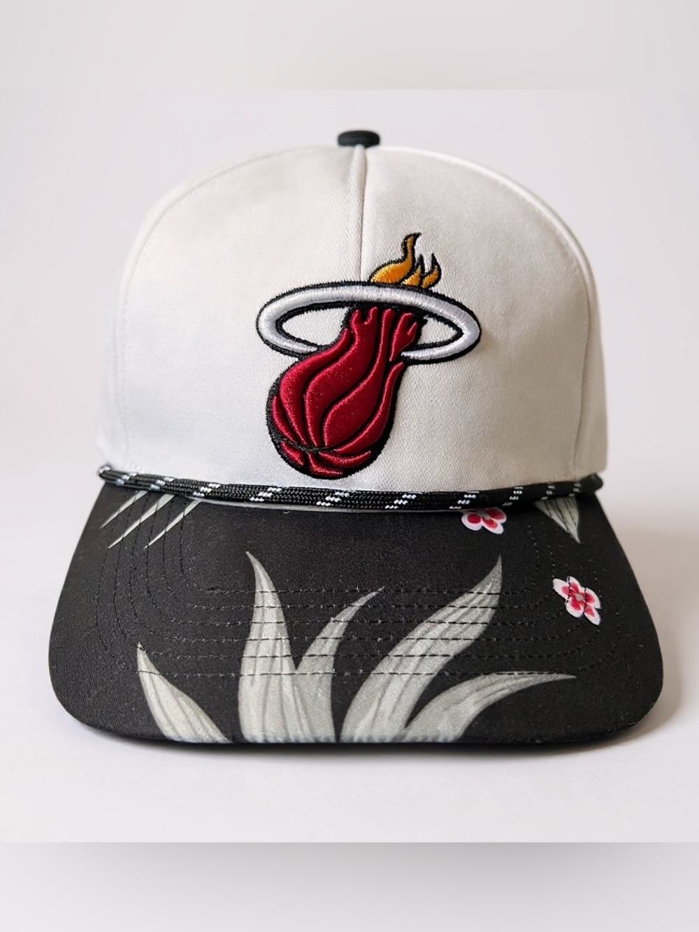 47 Brand Miami Heat Tropical Rope Trucker OSFA Snapback Hat